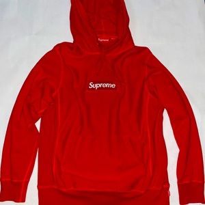 Supreme Box Logo Hoodie Red Fw16